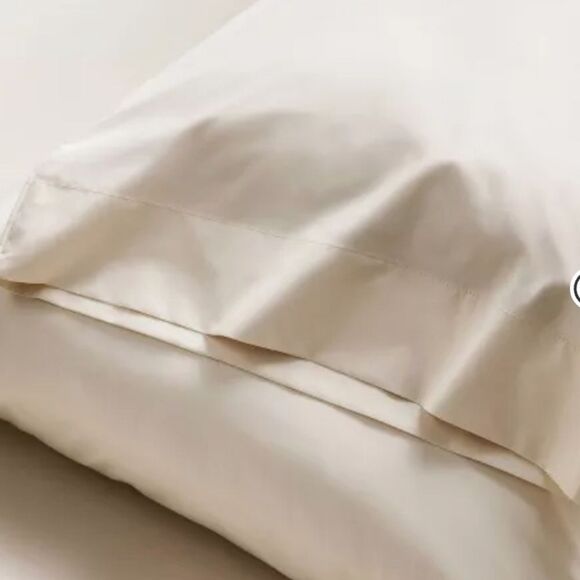 250 Thread Count Percale Sheet Set - Casaluna -Natural - Picture 3 of 4